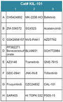 Kinase Inhibitor Compound Screening Library 1 (Cat# KIL-101)